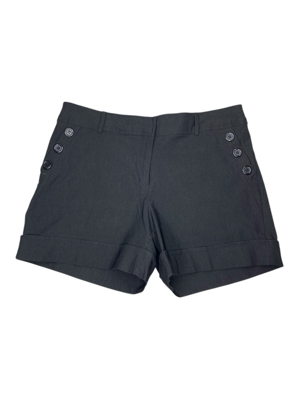 Vintage Y2K Courtenay Black Sailor High Waist Mini Shorts Size 10